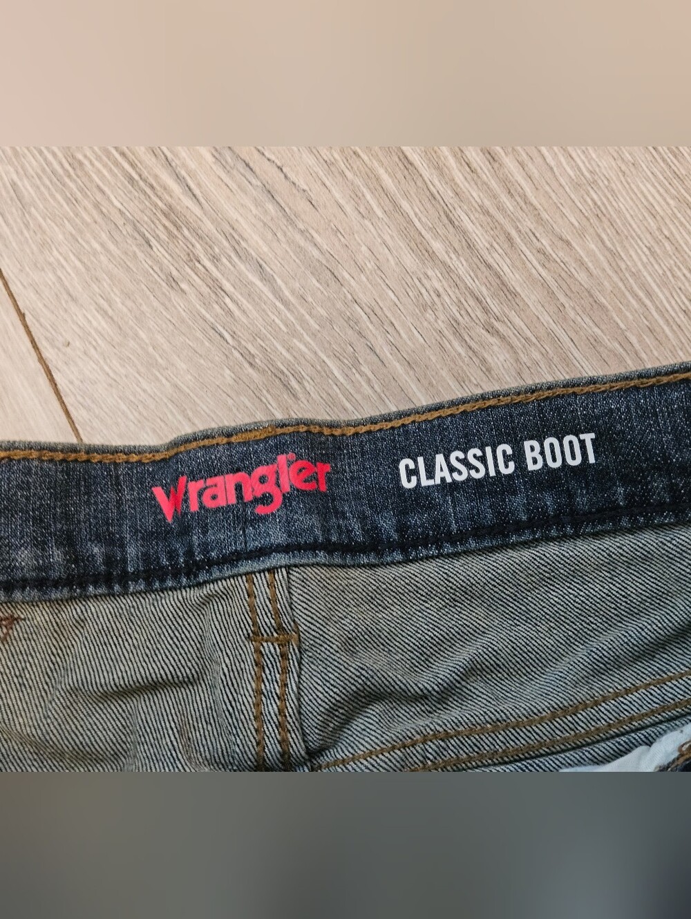 NWT Wrangler Five Star Boys Jeans Size 10 Husky Blue Denim Bootcut - Picture 3 of 11